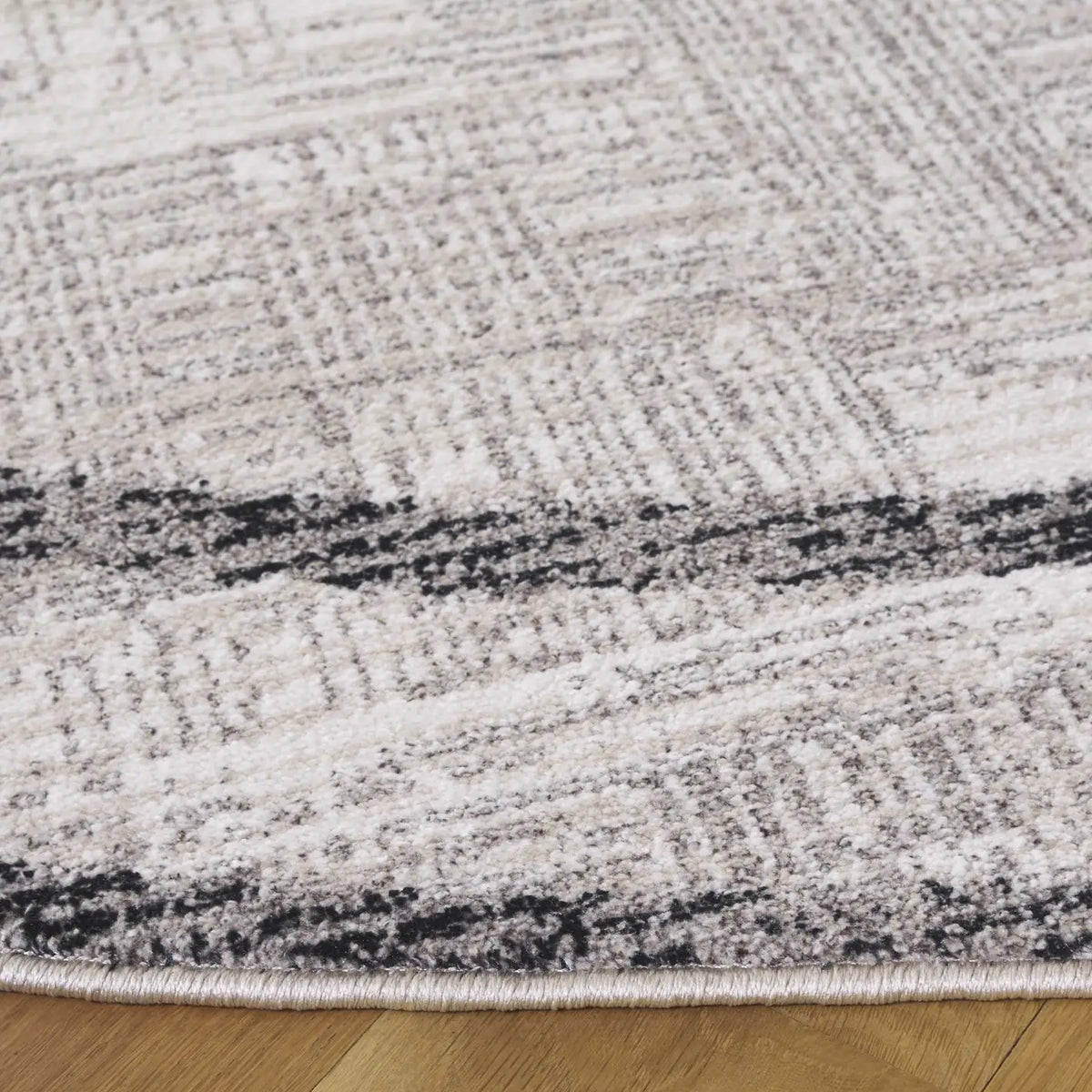Safavieh Jade 100 6'-7" x 6'-7" Rug in Ivory / Beige Black