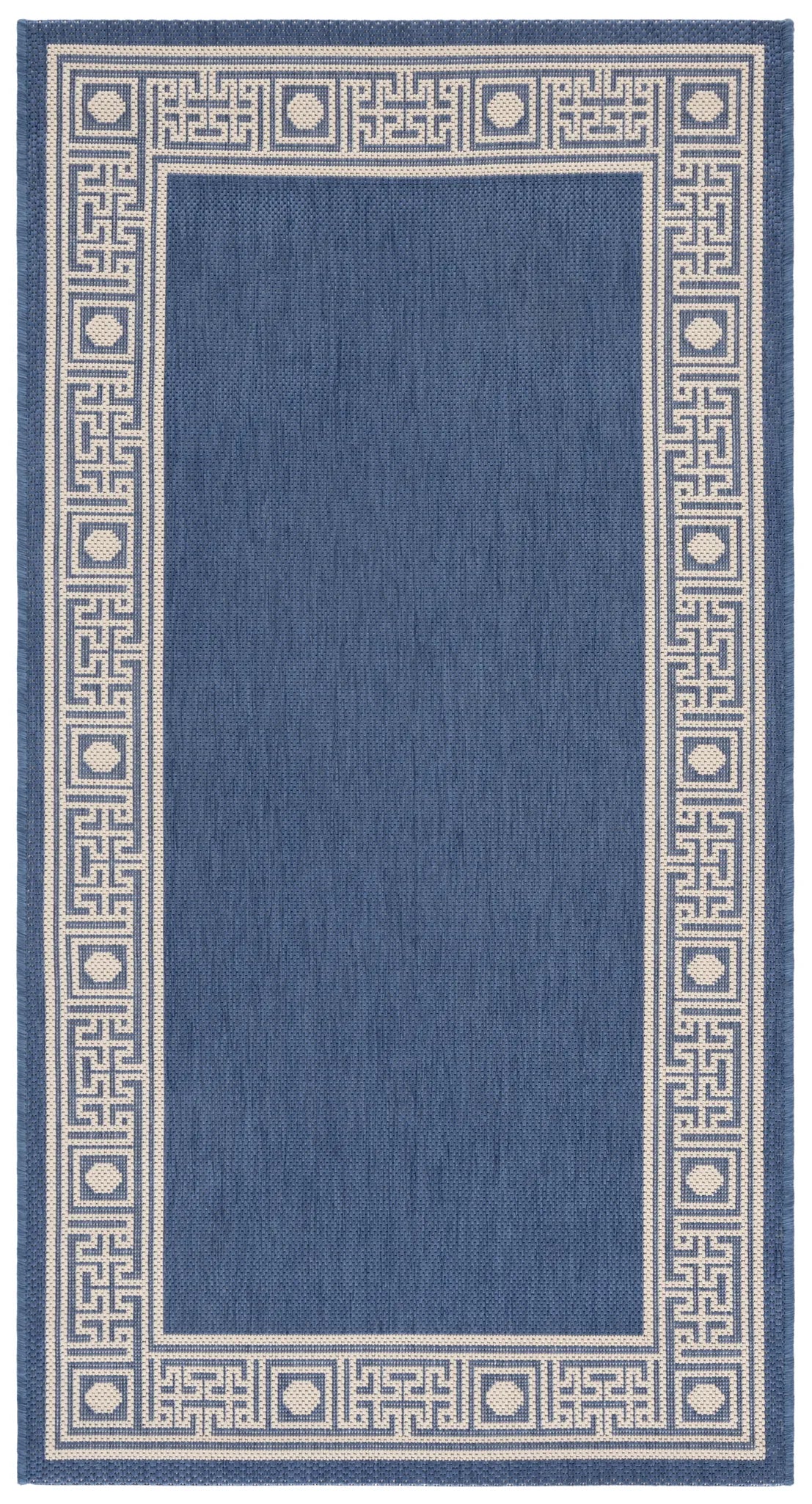 Safavieh Courtyard 2'-7" x 5'-0" Rug in Blue / Beige
