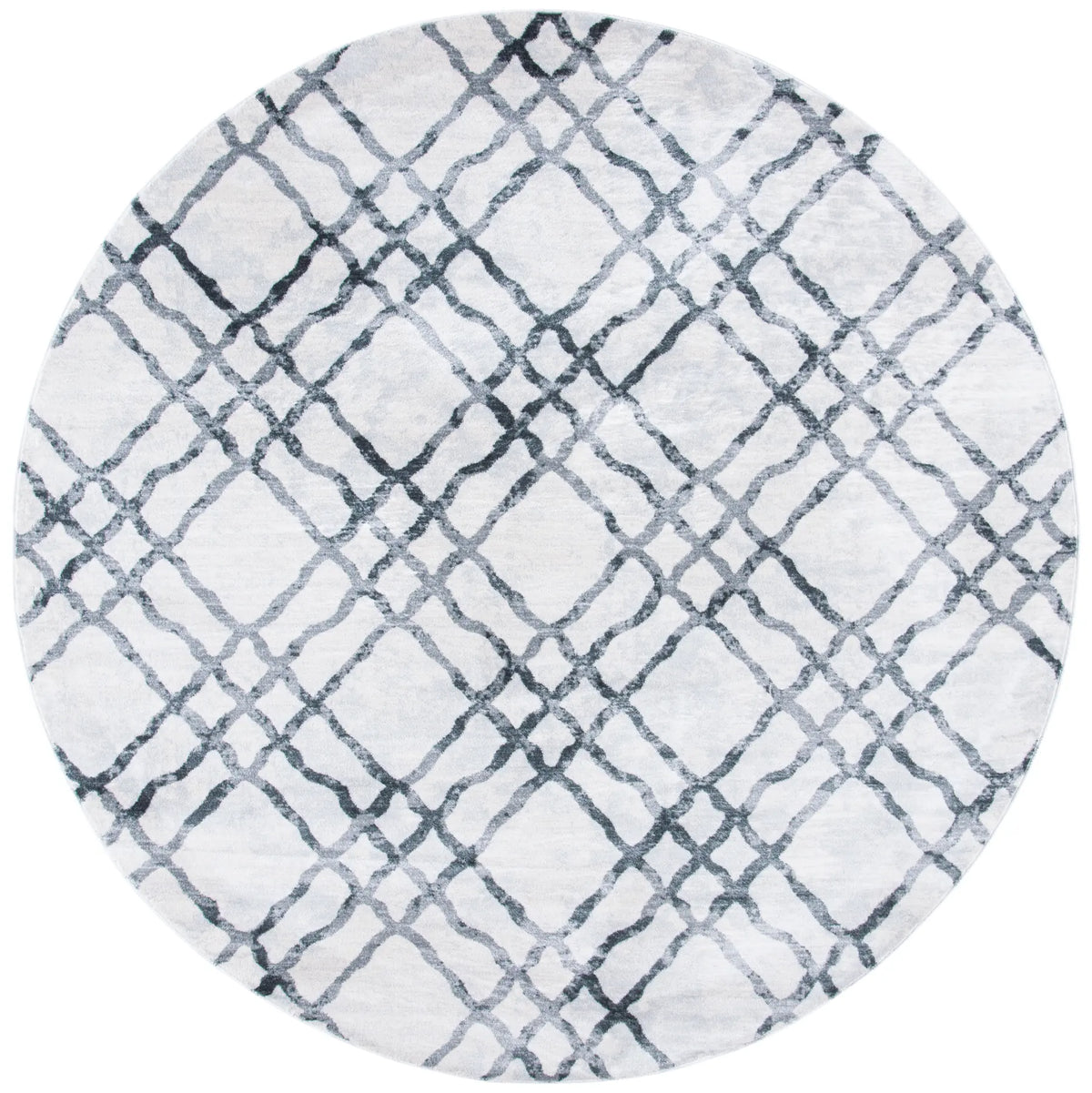 Safavieh Martha Stewart Isabella 6'-7" x 6'-7" Rug in Ivory / Grey