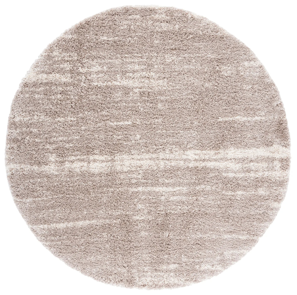 Safavieh Hudson Shag 7'-0" x 7'-0" Rug in Ivory / Beige