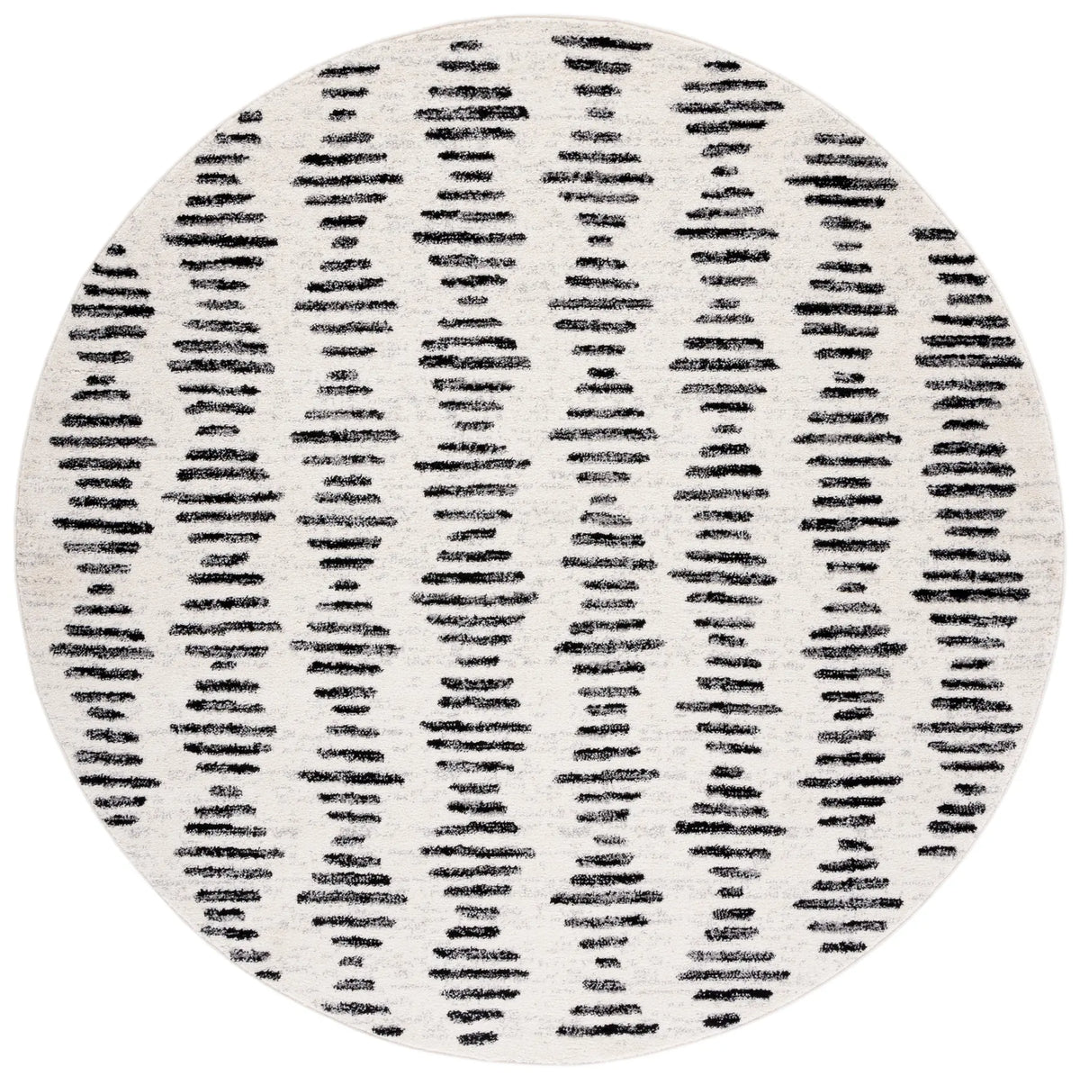 Safavieh Tulum 10'-0" x 10'-0" Rug in Ivory / Black