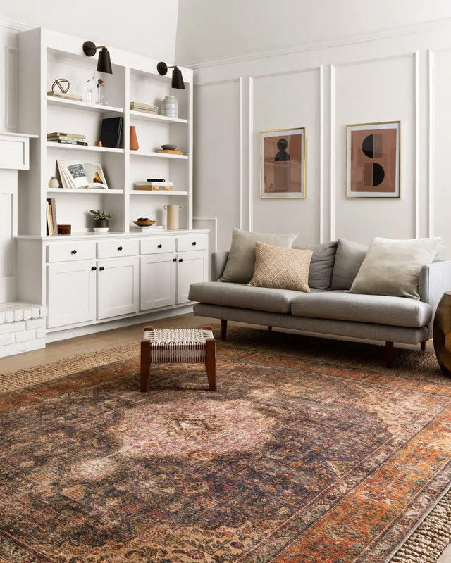 Loloi Loren Lq-02 Plum / Multi Rugs - room scene 1