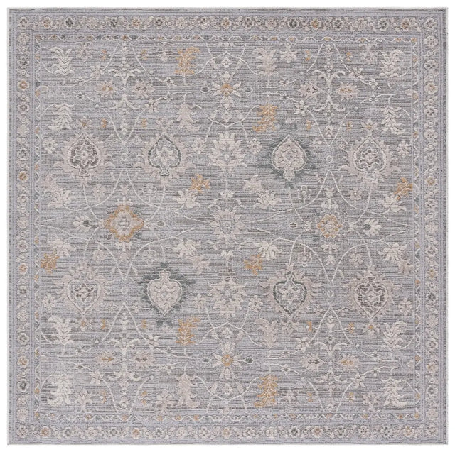 Safavieh Miranda 6'-6" x 6'-6" Rug in Grey / Ivory Beige