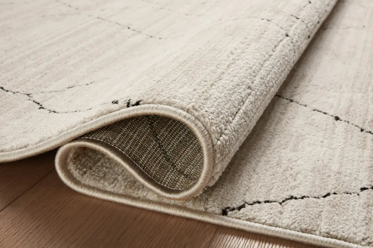 Loloi Darby Dar-03 Sand/Charcoal Rug - pile height