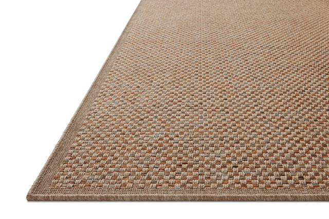 Loloi Merrick Mer-01 Oatmeal/Sunrise Rug - rug corner