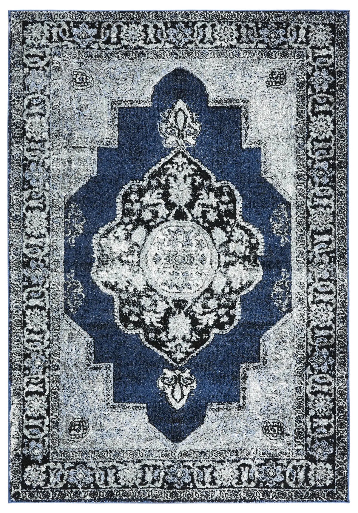 Safavieh Vintage Hamadan 4'-0" x 6'-0" Rug in Blue / Grey