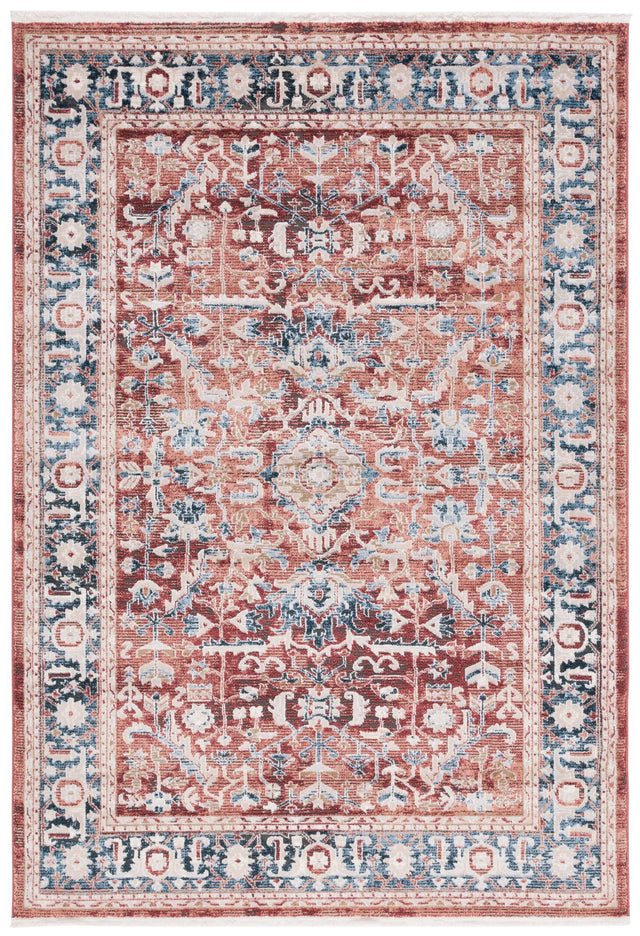 Safavieh Rosewood 4'-0" x 6'-0" Rug in Blue / Red