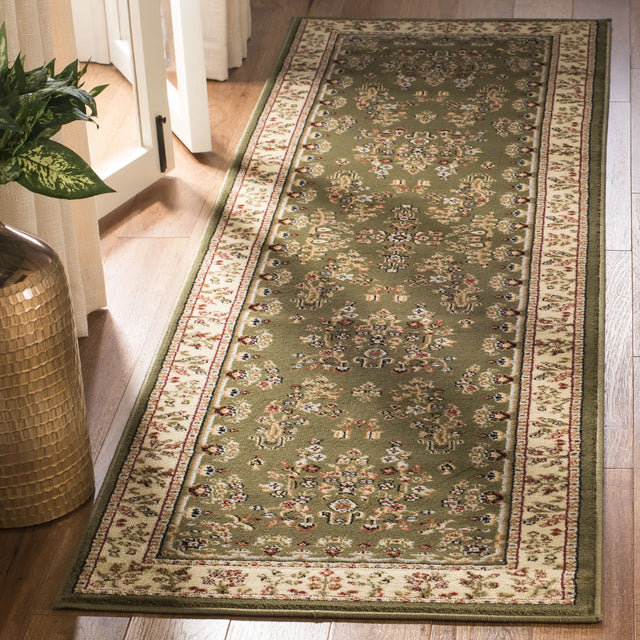 Safavieh Lyndhurst 2'-3" x 10'-0" Rug in Sage / Ivory