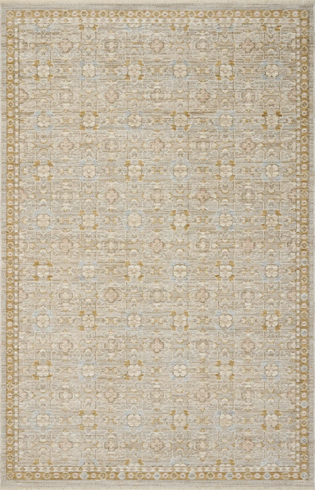 Loloi Elora ELR-08 Traditional Power Loomed Neutral, Multi Rug - main flat