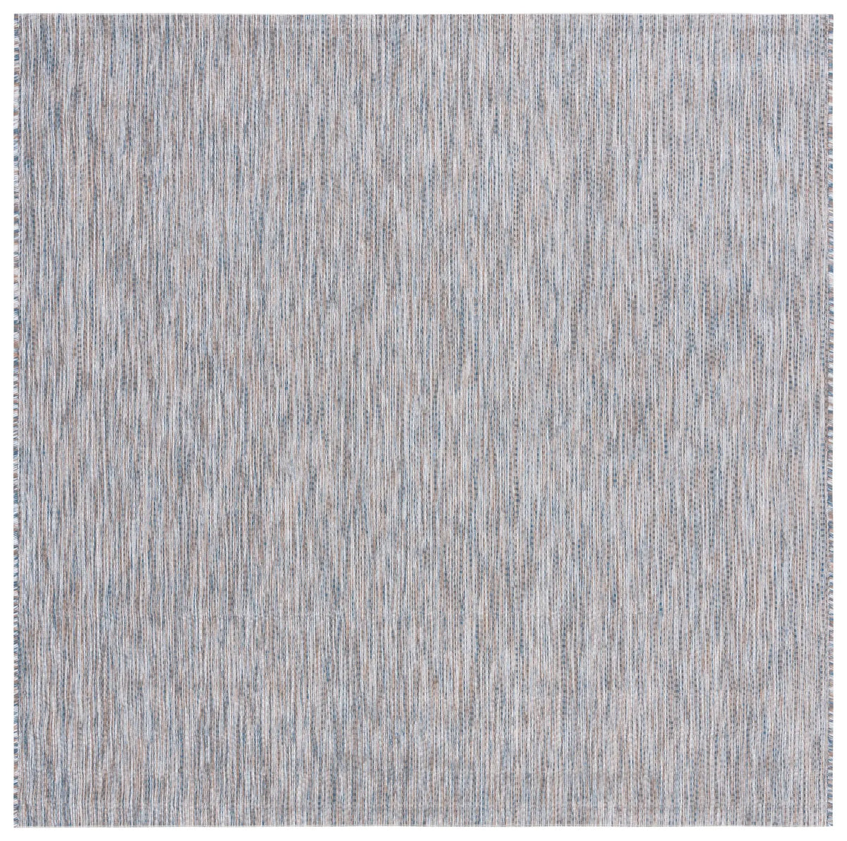Safavieh Courtyard 6'-7" x 6'-7" Rug in Ivory Blue / Beige