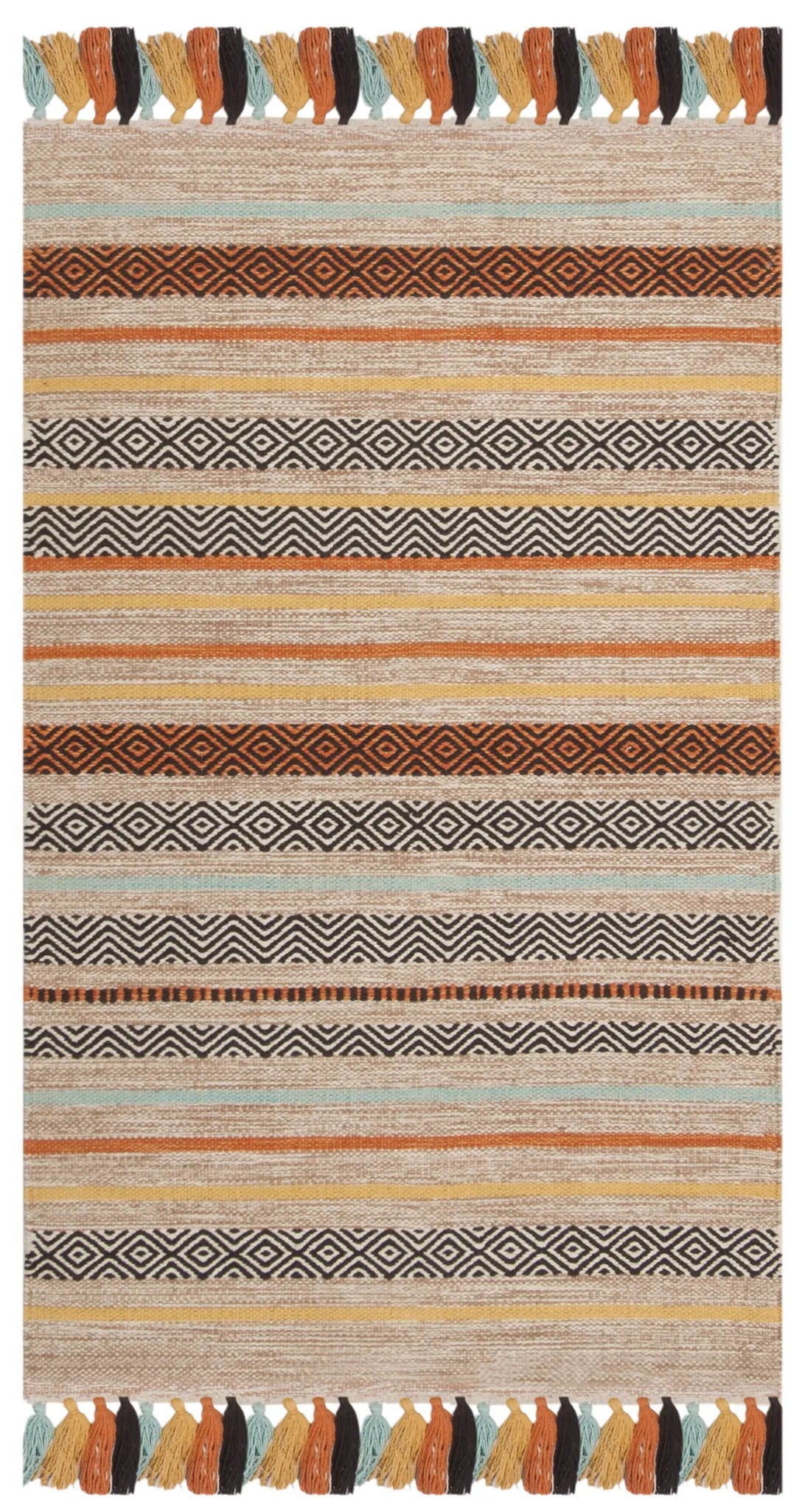 Safavieh Montauk 2'-6" x 4'-0" Rug in Beige / Multi