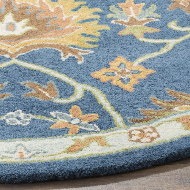 Safavieh Heritage 6'-0" x 6'-0" Rug in Navy