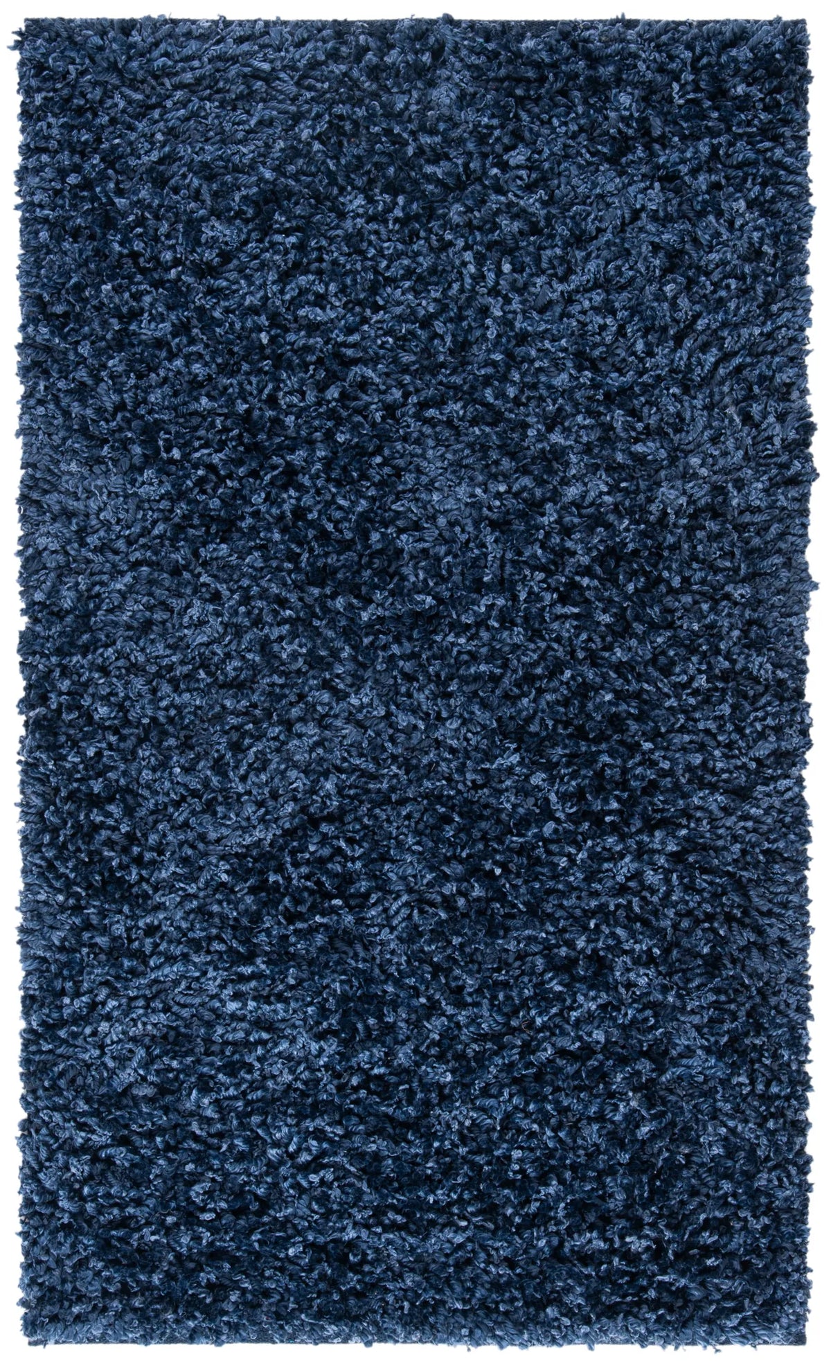 Safavieh Sheep Shag 3'-0" x 5'-0" Rug in Navy