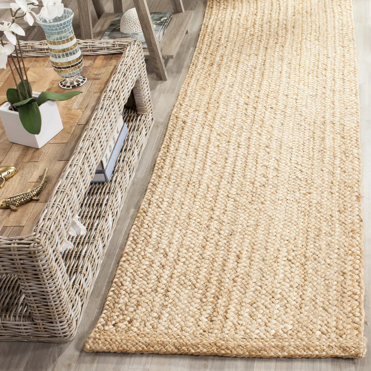 Safavieh Natural Fiber 2'-6" x 10'-0" Rug in Natural