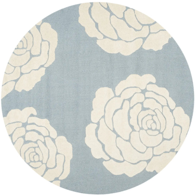 Safavieh Cambridge 6'-0" x 6'-0" Rug in Blue / Ivory