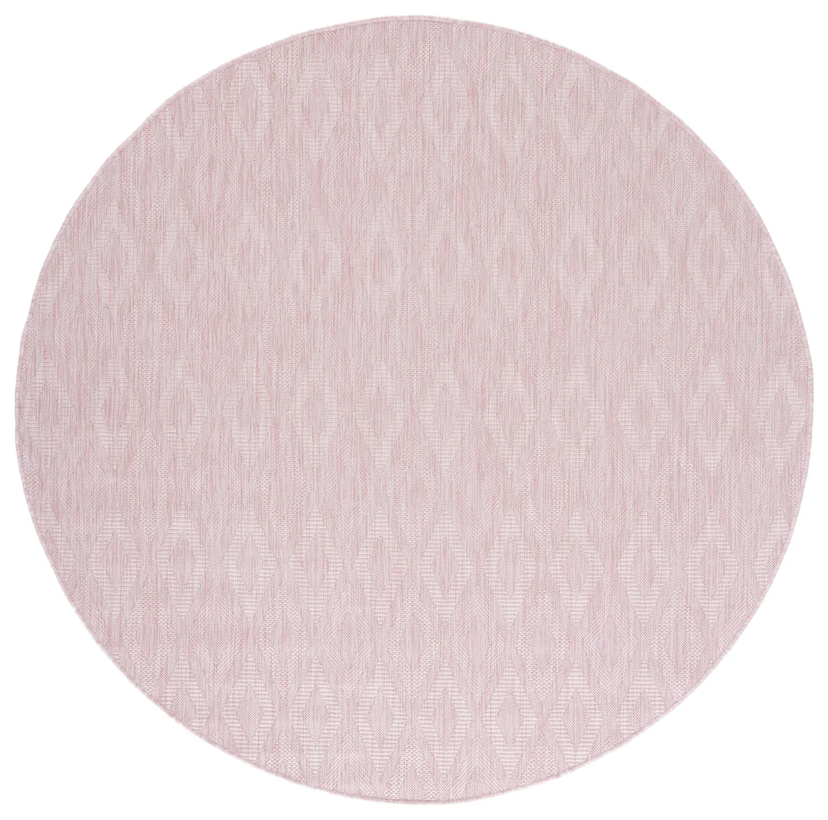 Safavieh Courtyard 6'-7" x 6'-7" Rug in Pink