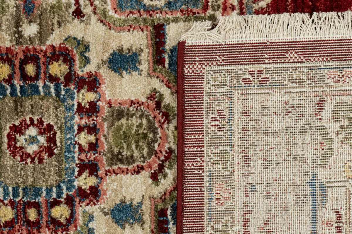 Dynamic Rugs Juno 6882 Ivory/Red Rugs - Corner