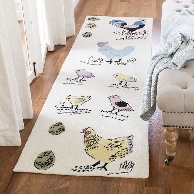 Safavieh Novelty 2'-3" x 8'-0" Rug in Ivory / Blue