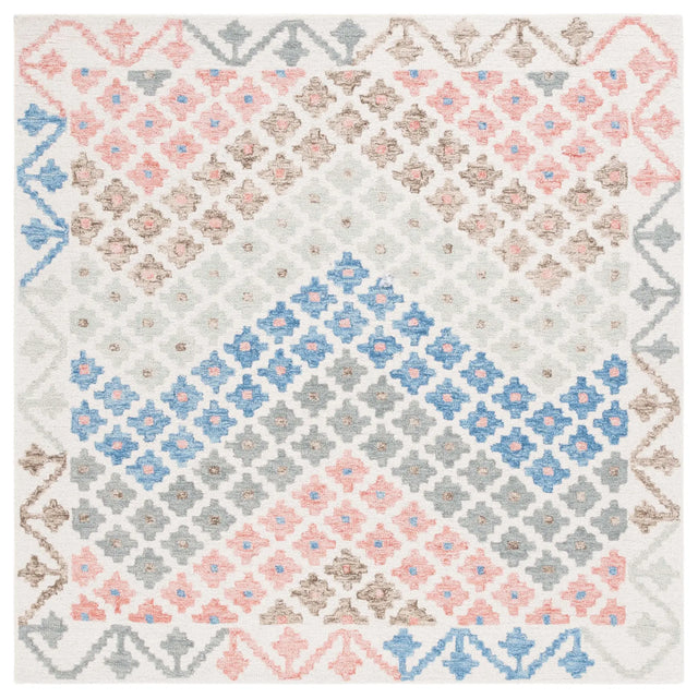 Safavieh Metro 6'-0" x 6'-0" Rug in Ivory / Blue