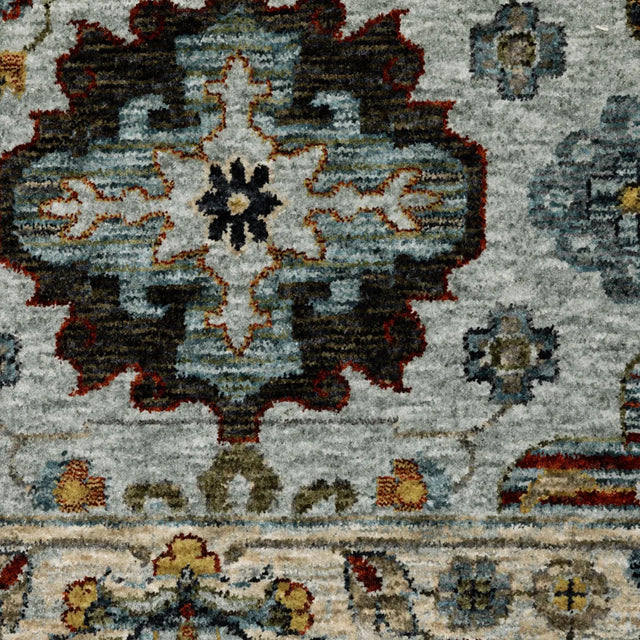 Oriental Weavers Sphinx Aberdeen 561W1 Blue/ Ivory Rugs - room scene 2