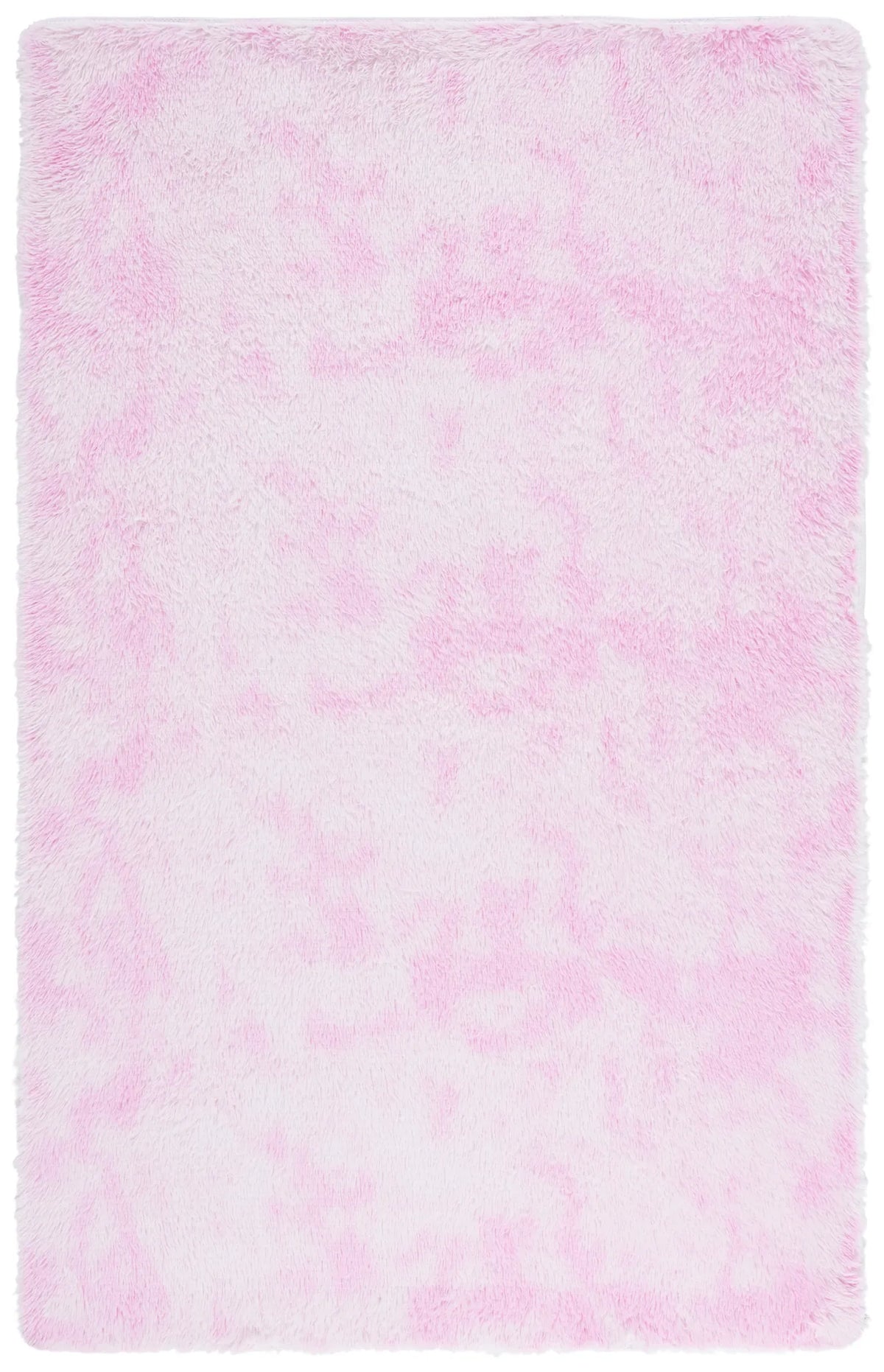 Safavieh Rainbow Shag 4'-0" x 6'-0" Rug in Pink
