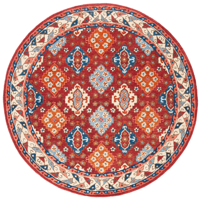 Safavieh Antiquity 6'-0" x 6'-0" Rug in Red / Blue