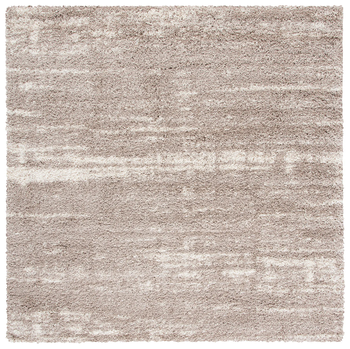 Safavieh Hudson Shag 7'-0" x 7'-0" Rug in Ivory / Beige