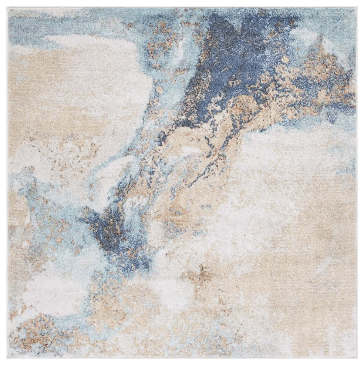 Safavieh Phoenix 500 6'-7" x 6'-7" Rug in Blue