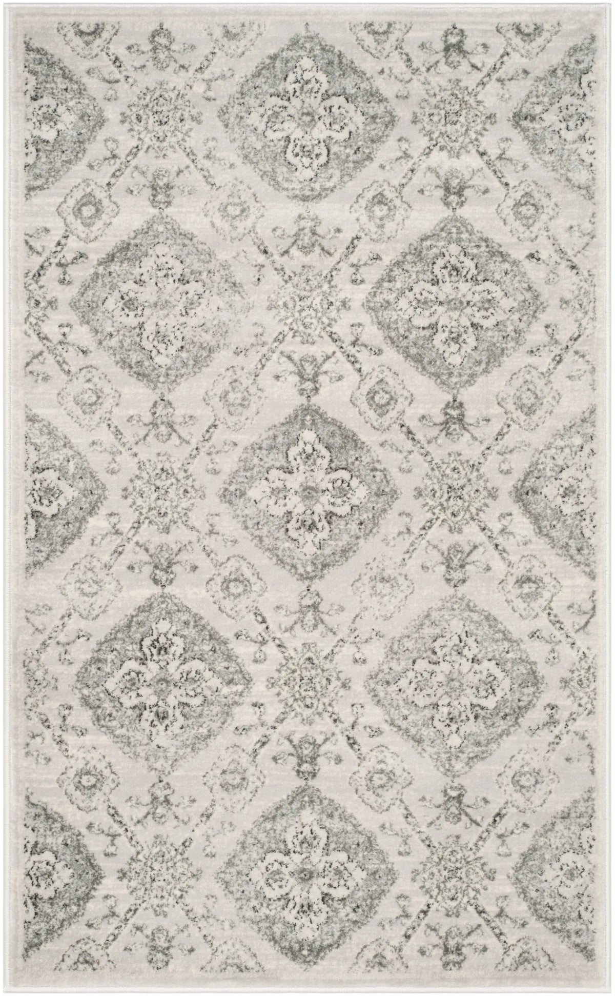 Safavieh Carnegie 3'-0" x 5'-0" Rug in Silver / Grey
