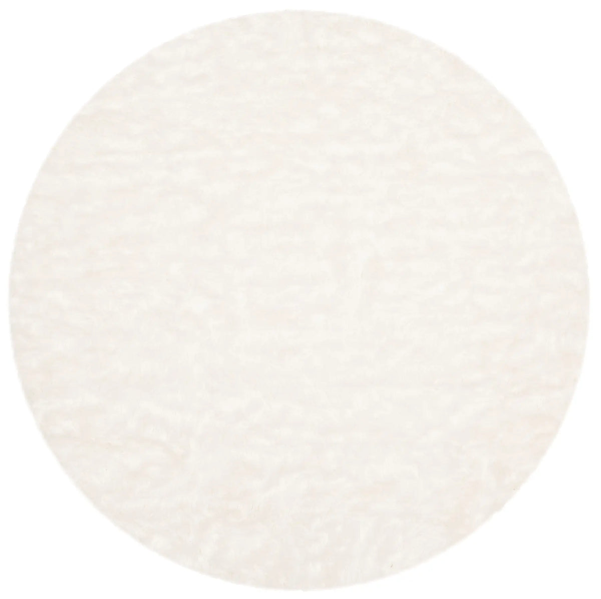 Safavieh Faux Sheep Skin 5'-0" x 5'-0" Rug in Ivory