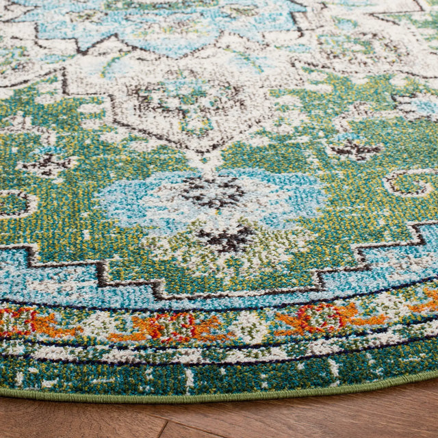 Safavieh Madison 10'-0" x 10'-0" Rug in Green / Turquoise