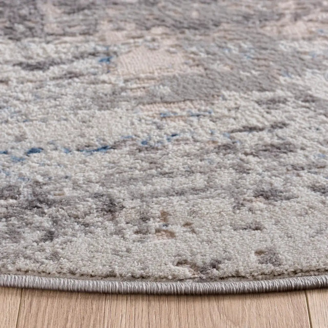 Safavieh Palma 6'-7" x 6'-7" Rug in Grey / Teal