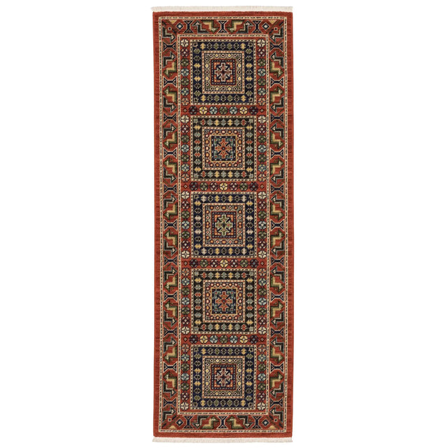 Oriental Weavers Sphinx Lilihan 002C6 Red/ Multi Rugs - runner