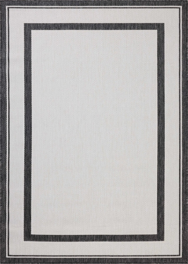 Loloi Easton ESN-11 Onyx / Ivory Rug - main flat