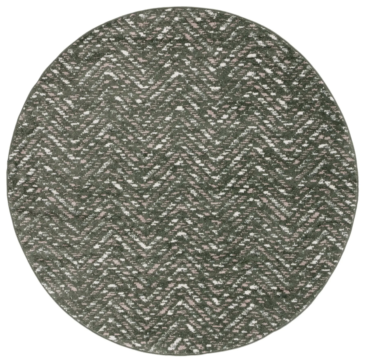 Safavieh Adirondack 6'-0" x 6'-0" Rug in Dark Green / Ivory
