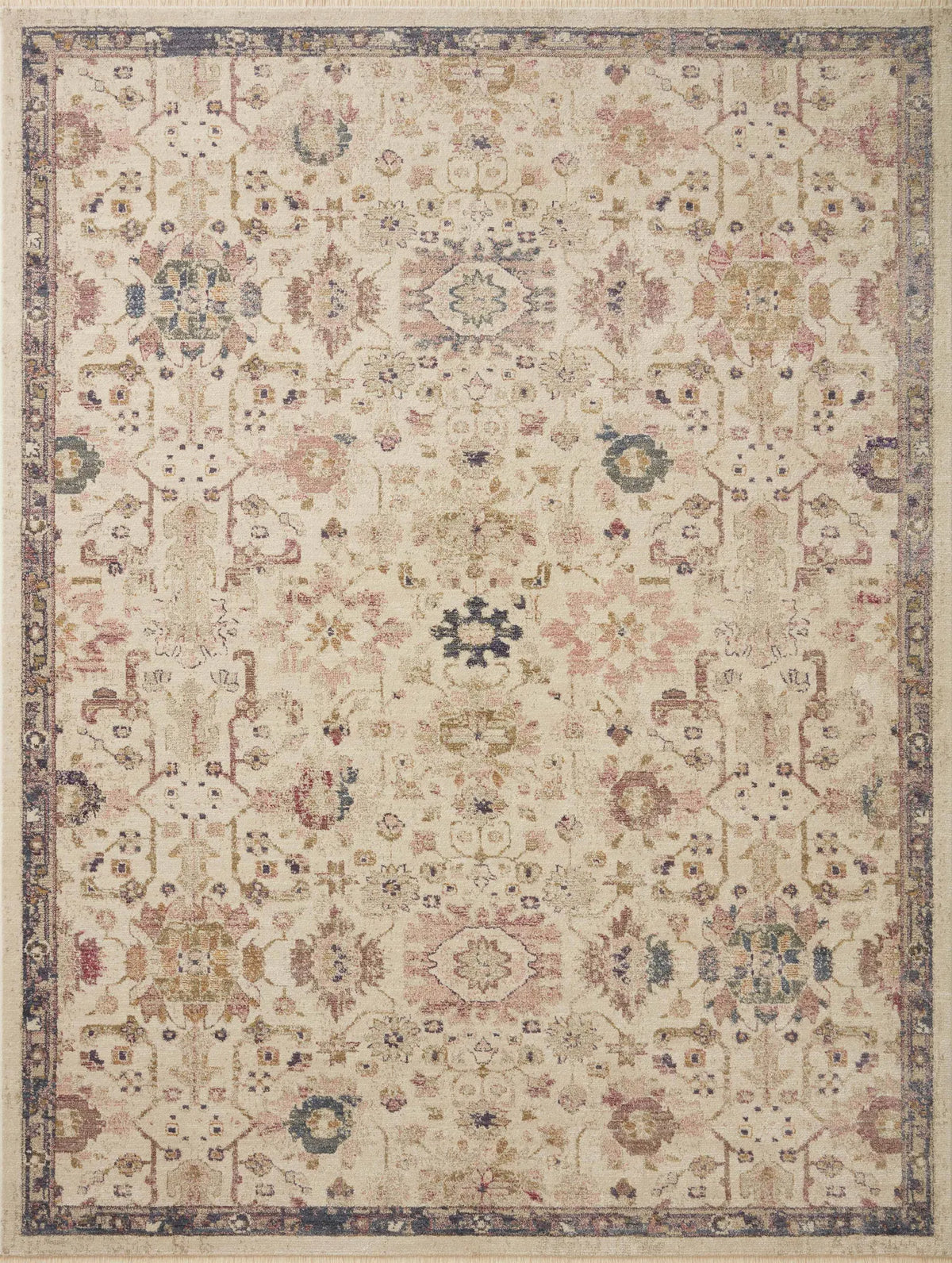Loloi Giada Gia-04 Ivory/Multi Rugs - main flat