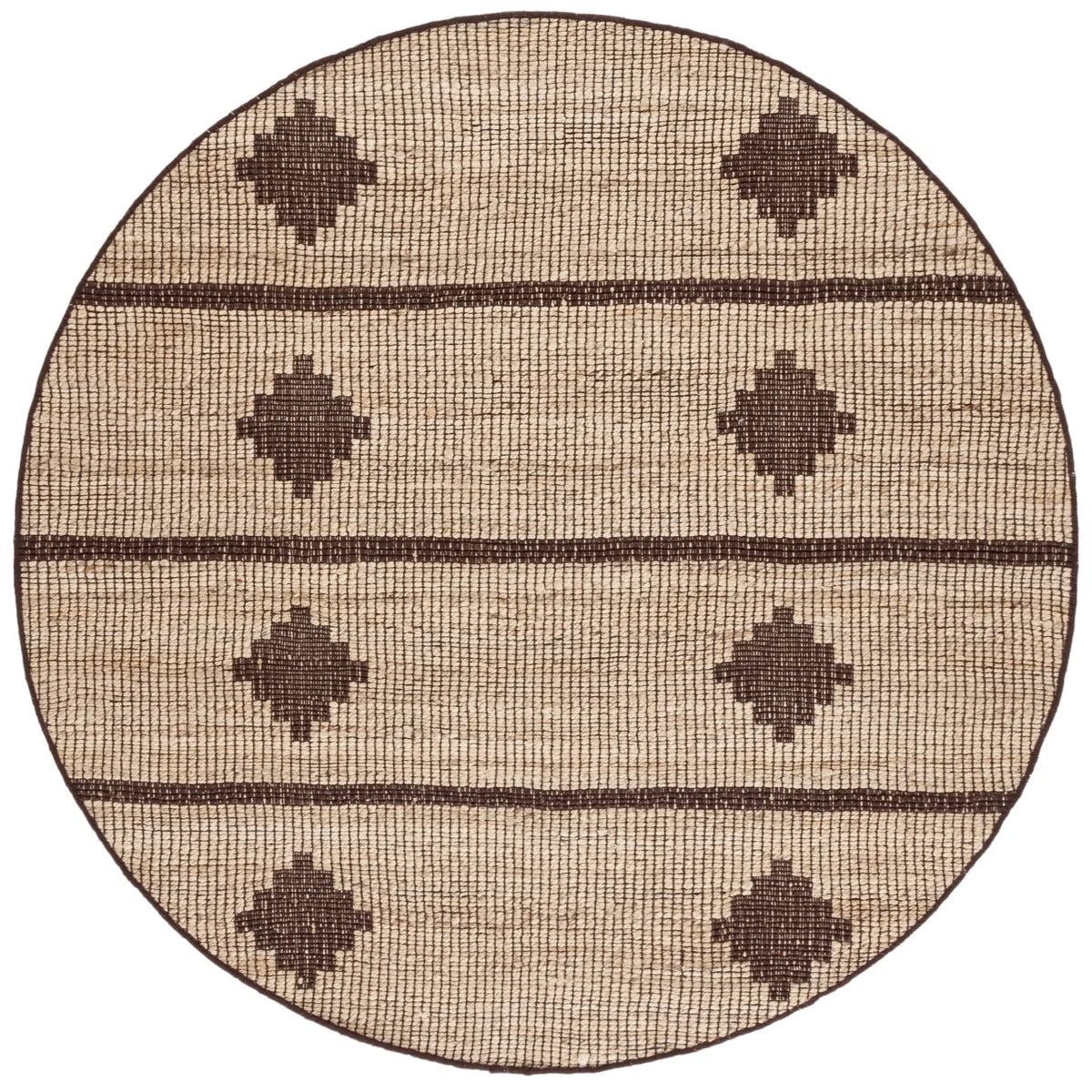 Safavieh Natural Fiber 6'-0" x 6'-0" Rug in Natural / Brown