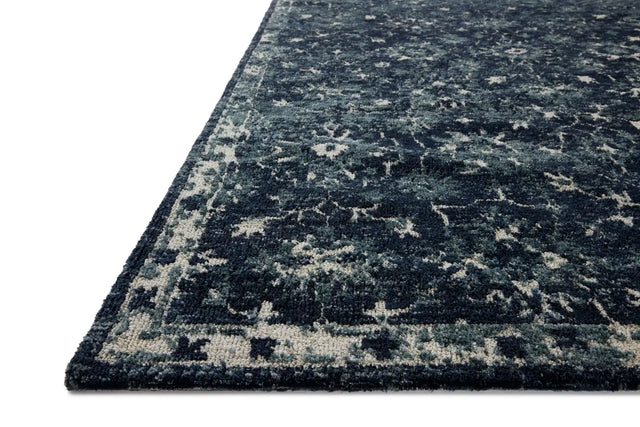 Loloi Percival PCV-02 Navy / Ivory Rug - rug corner