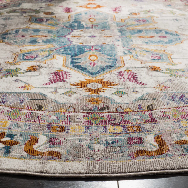 Safavieh Aria 6'-5" x 6'-5" Rug in Cream / Multi