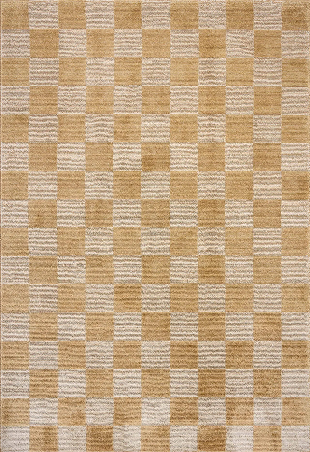 Chris Loves Julia x Loloi Calvin CLV-01 Apricot / Ivory Rug - main flat