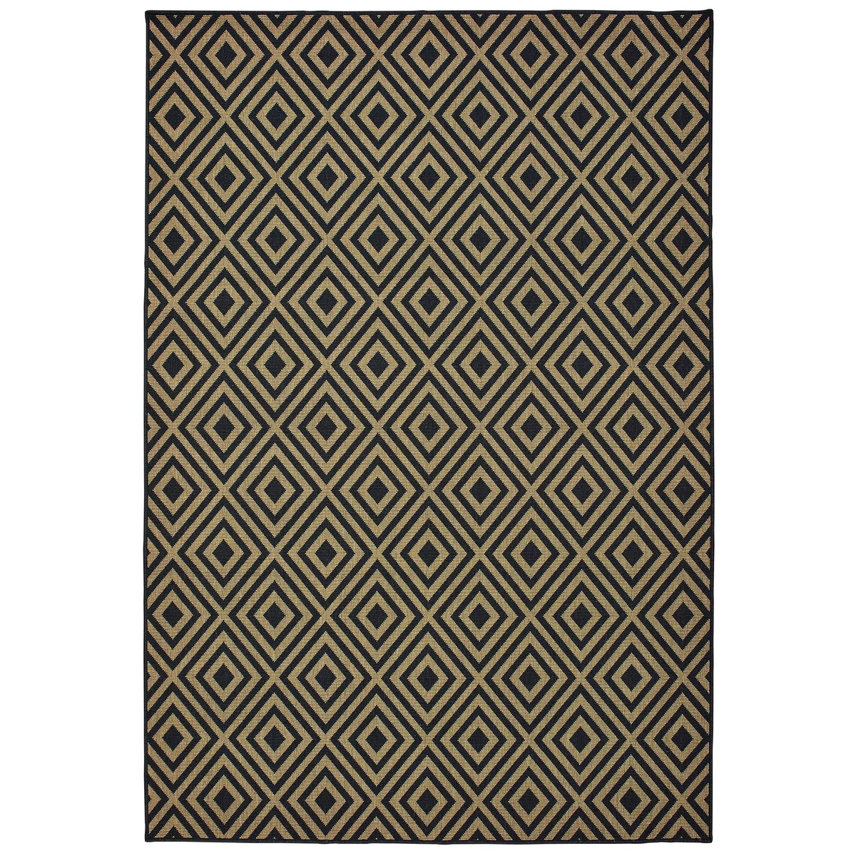 Oriental Weavers Sphinx Marina 2335K Black / Tan Rugs - main flat