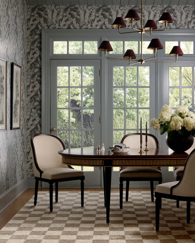 Chris Loves Julia x Loloi Calvin CLV-01 Pebble / Ivory Rug - room scene 1