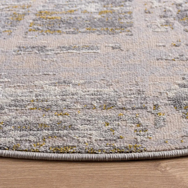 Safavieh Palma 6'-7" x 6'-7" Rug in Grey / Gold