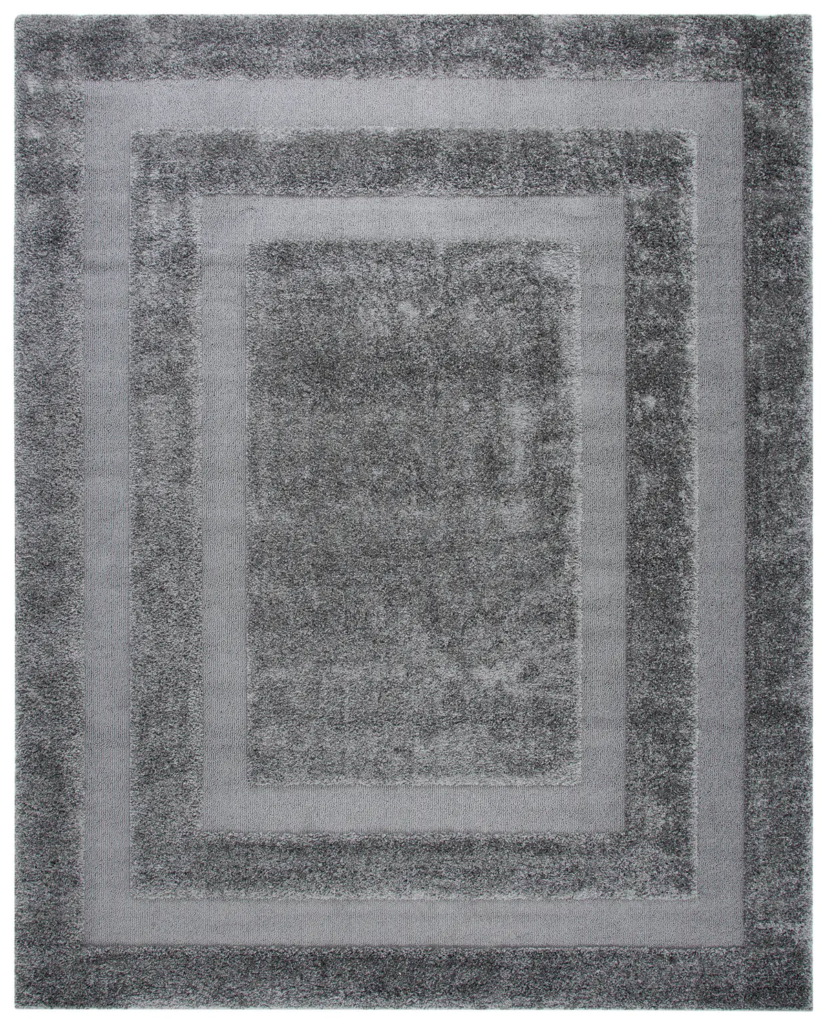 Safavieh Florida Shag 9'-6" x 13'-0" Rug in Grey / Grey