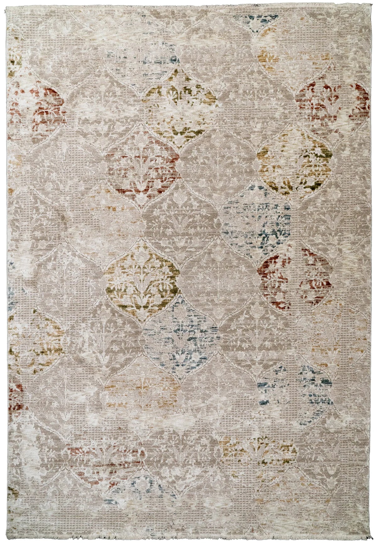 Dynamic Rugs Hudson 1452 Beige/Multi Rug - Rectangular