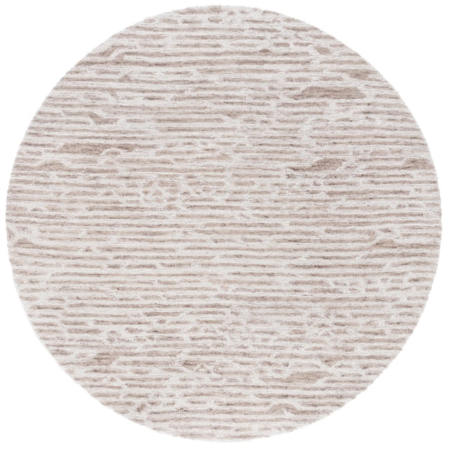 Safavieh Ebony 6'-0" x 6'-0" Rug in Light Brown / Ivory