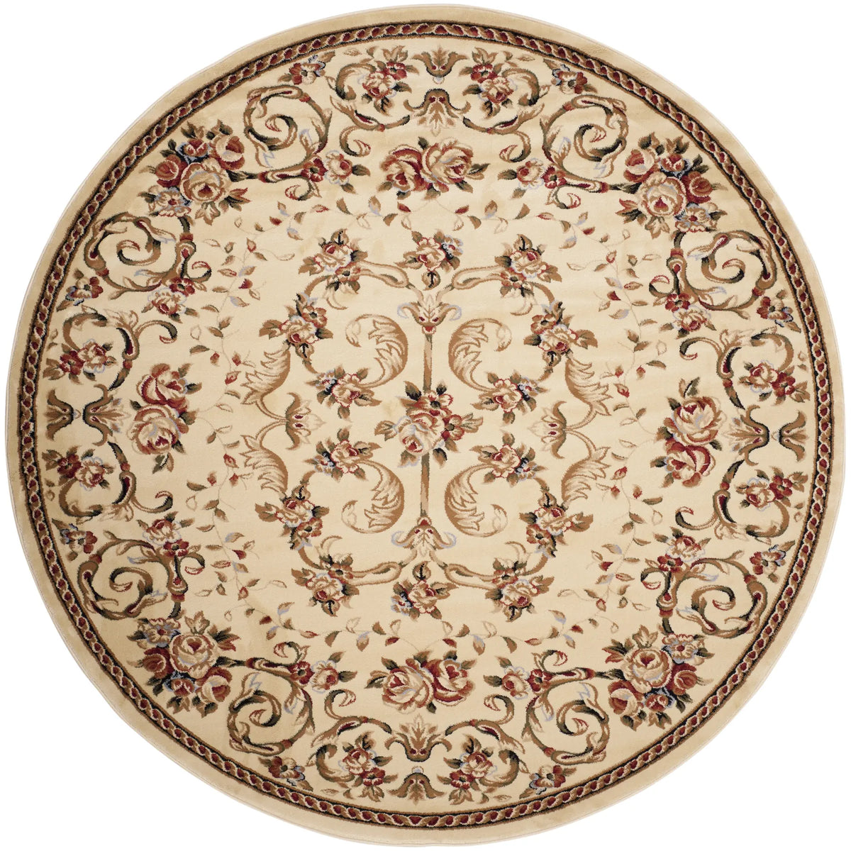 Safavieh Lyndhurst 8'-0" x 8'-0" Rug in Ivory
