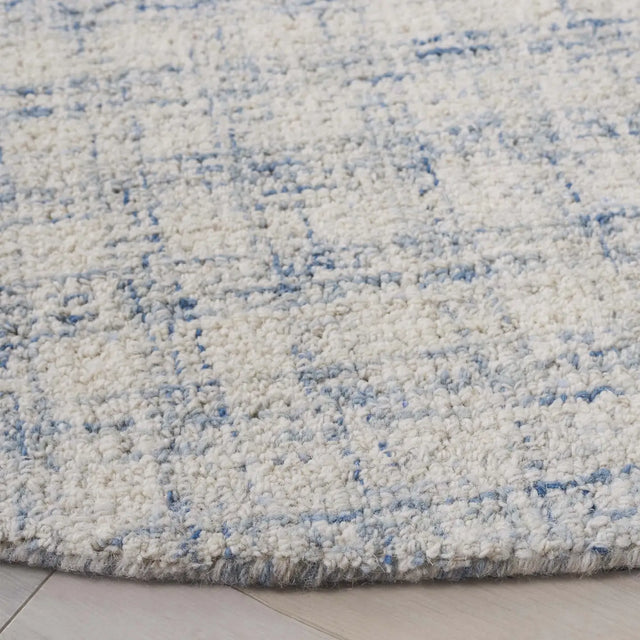 Safavieh Ebony 6'-0" x 6'-0" Rug in Blue / Ivory