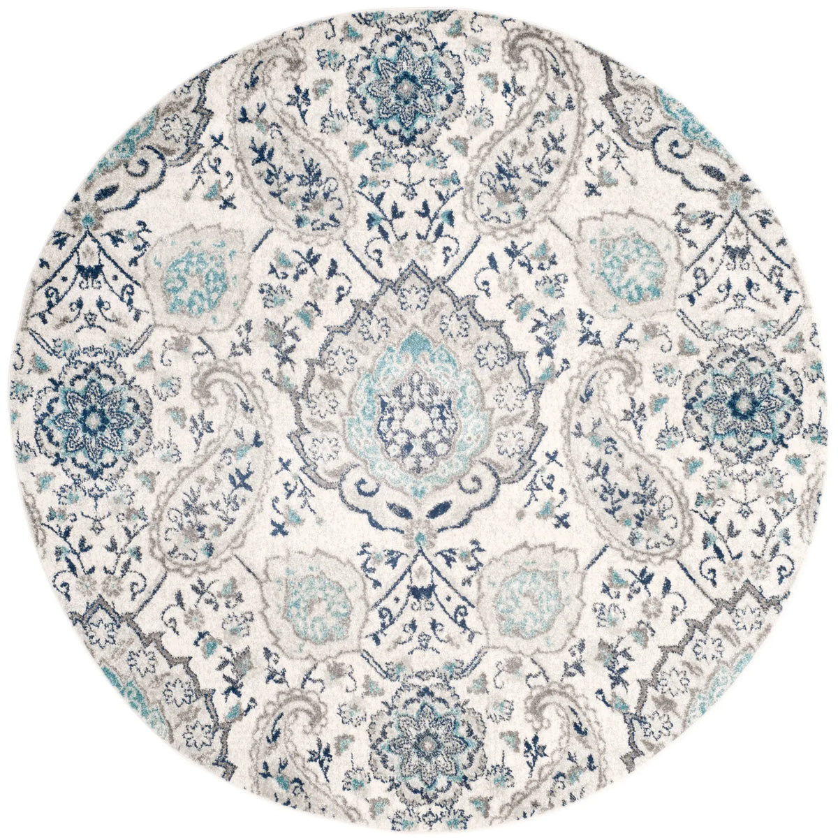 Safavieh Madison 10'-0" x 10'-0" Rug in Cream / Light Grey