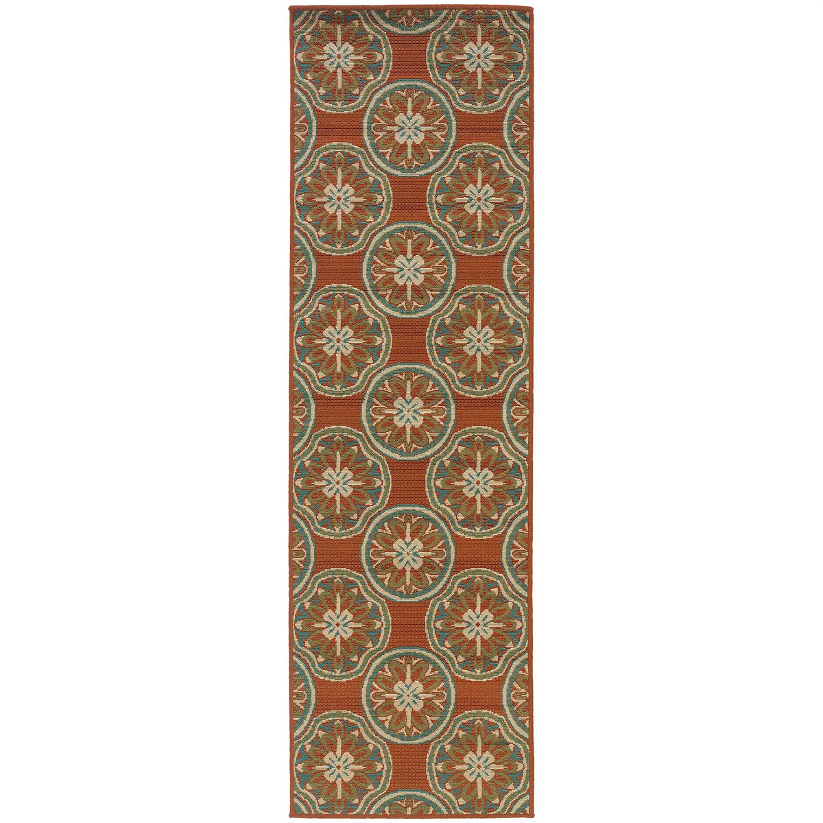 Oriental Weavers Sphinx Montego 8323d Red / Ivory Rugs - runner